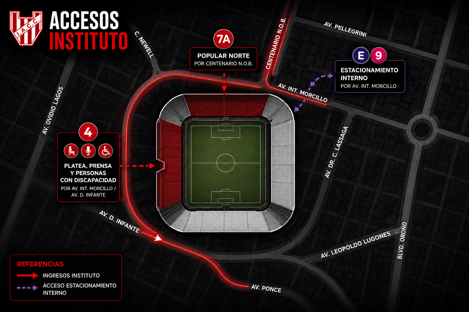 Mapa de ingresos Instituto